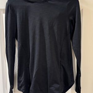 Athleta Black Cross Over Hoodie